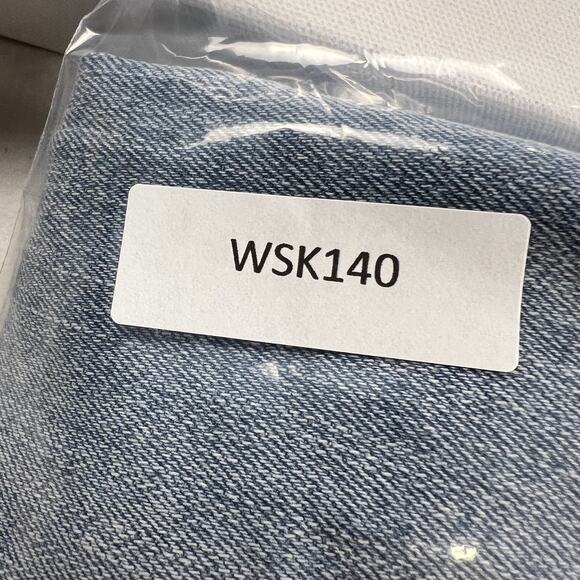 Democracy “Ab”solution Tummy Control Denim Midi Skirt Medium Light Wash Size 4 - Picture 16 of 16